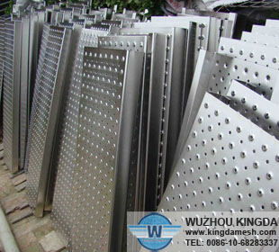 Perforated stainless mesh sheet