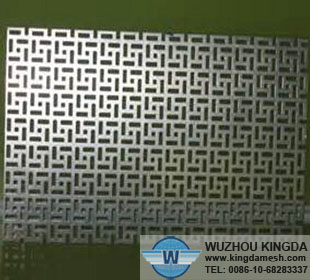 Decorative aluminum sheet panels