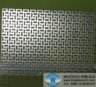 Decorative aluminum sheet panels