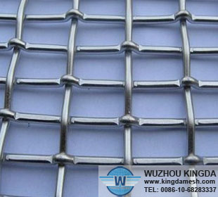 Galvanized steel woven wire mesh