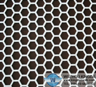 Perforated stainless panels