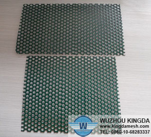 Decorative perforated metal panels