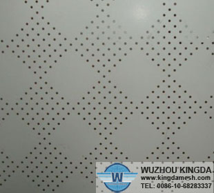 Aluminium perforated decorative panels