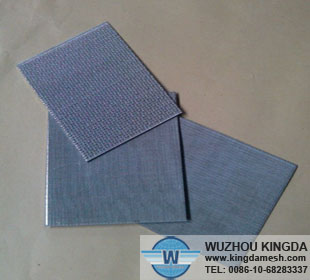 Stainless steel woven mesh disc