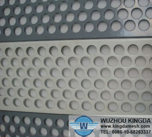 Aluminum perforated panel