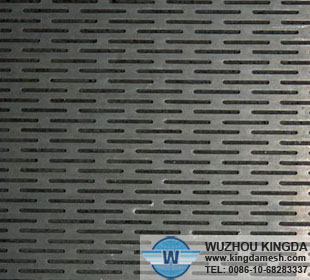 Aluminum perforated panel