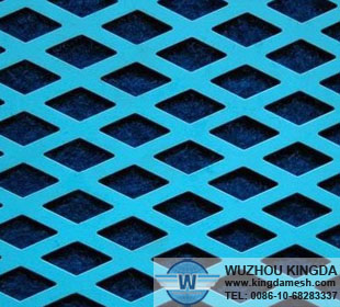 Aluminum punched mesh