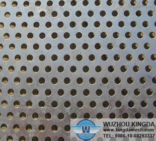 Aluminum punched mesh