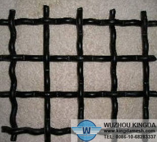 PVC coated crimped wire netting