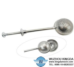 Strainer ball with handle