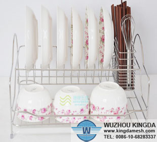 Kitchen plate rack