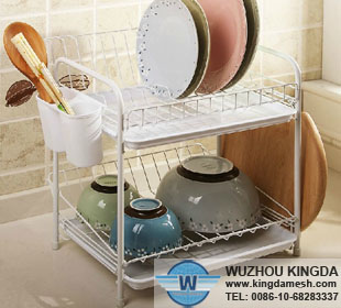 Kitchen plate rack