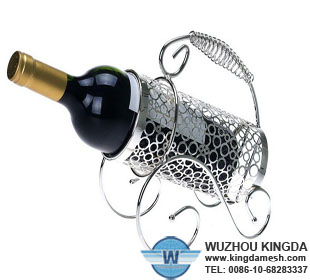 Metal wine rack