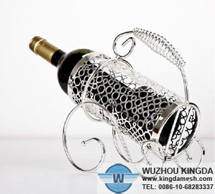 Metal wine rack