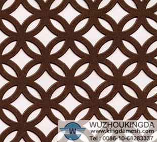 Decorative sheet metal panel