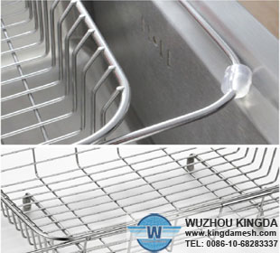 Sink dish rack