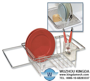 Over the sink dish drainer