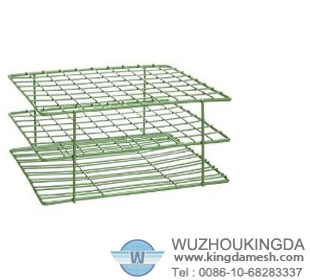 Wire test tube rack