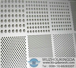 Perforated mesh sheet 