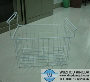 Wire refrigerator basket