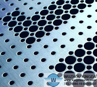 Powder coated perforated sheet