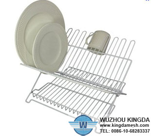 Folding draining rack