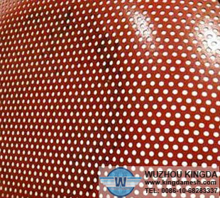 PVC coated perforated sheet