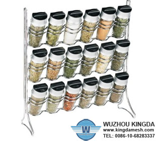 Metal spice racks