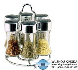 Metal spice racks