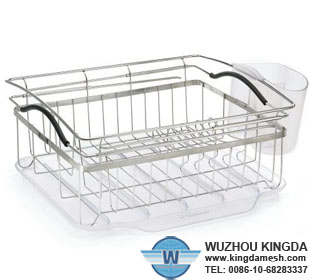 Mini stainless steel dish rack