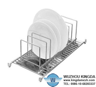 Mini stainless steel dish rack