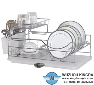 Mini stainless steel dish rack