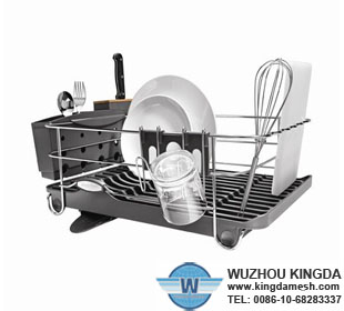 Mini stainless steel dish rack