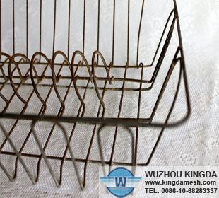 Vintage metal dish racks