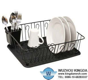 black dish rack