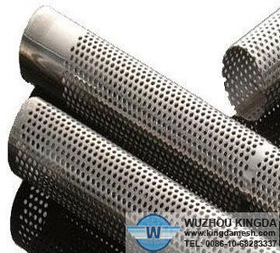 Metal filter tube