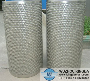 Metal filter tube