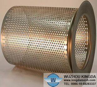 Metal filter tube