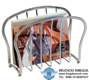 Bathroom magazine rack