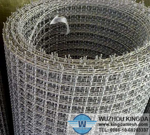 Iron wire crimped mesh