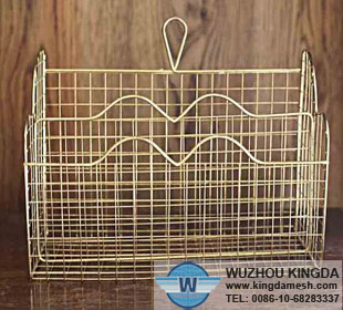 Wire letter rack