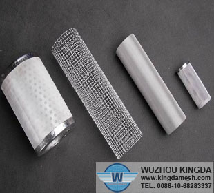 Wire mesh filter tube