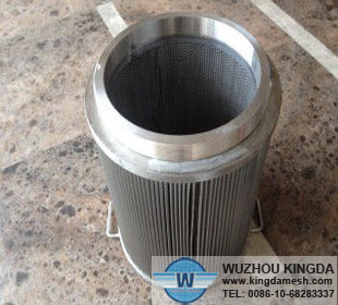 Wire mesh filter tube