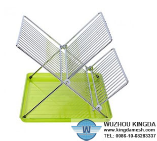 Foldable dish rack