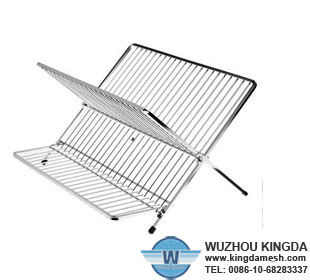 Foldable dish rack