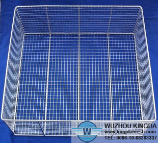 Stainless wire mesh basket