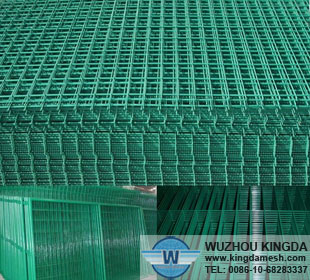 PVC coated welded wire mesh panel