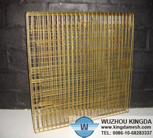 Folding mesh dog cage