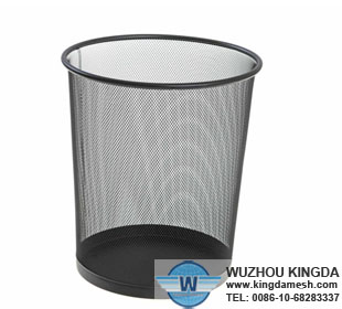 Wire waste paper bin