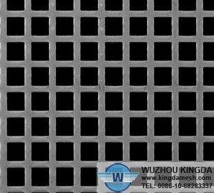 Square hole perforated panel